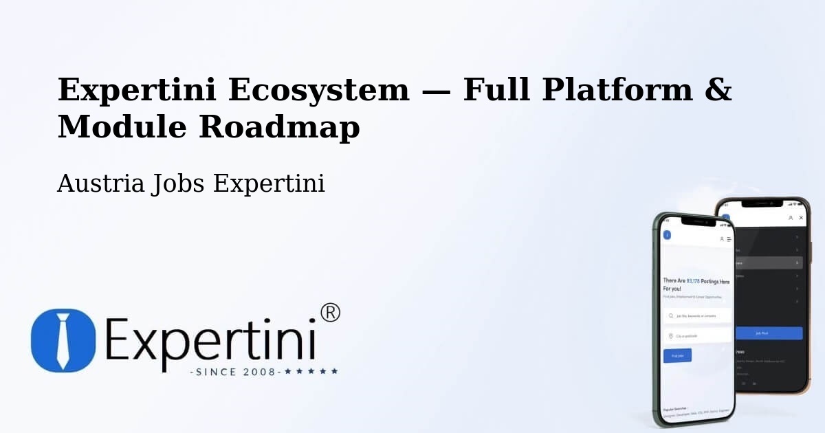 Expertini Ecosystem — Full Platform & Module Roadmap – Melk